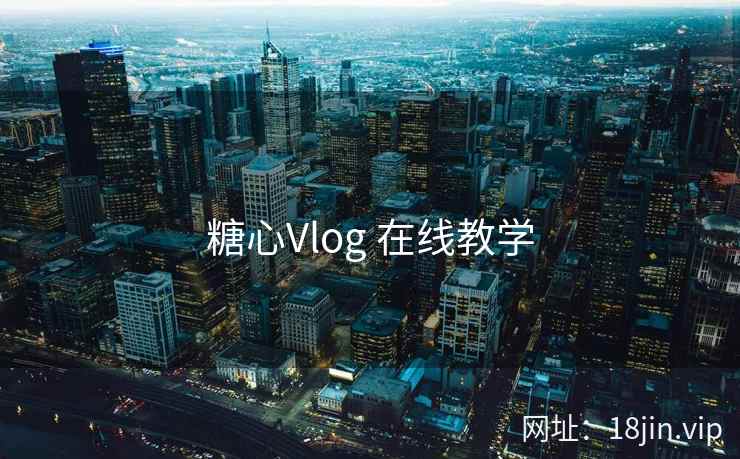 糖心Vlog 在线教学 第2张