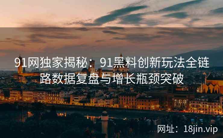 91网独家揭秘：91黑料创新玩法全链路数据复盘与增长瓶颈突破