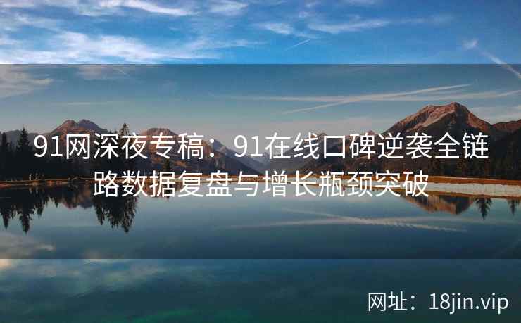 91网深夜专稿：91在线口碑逆袭全链路数据复盘与增长瓶颈突破