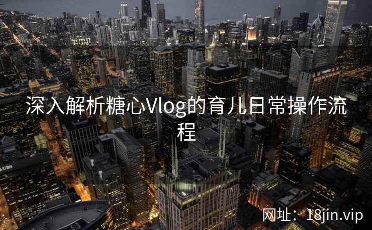 深入解析糖心Vlog的育儿日常操作流程