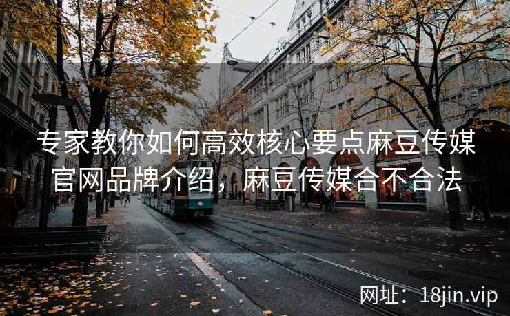 专家教你如何高效核心要点麻豆传媒官网品牌介绍，麻豆传媒合不合法