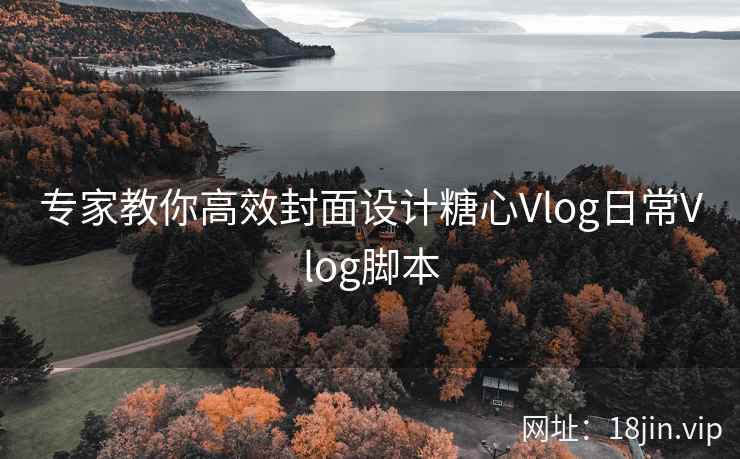 专家教你高效封面设计糖心Vlog日常Vlog脚本
