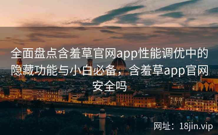 全面盘点含羞草官网app性能调优中的隐藏功能与小白必备，含羞草app官网安全吗